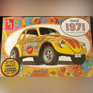 model kit of Volkswagen Superbug Gasser "Coca-Cola" 1971 The Unity Collection